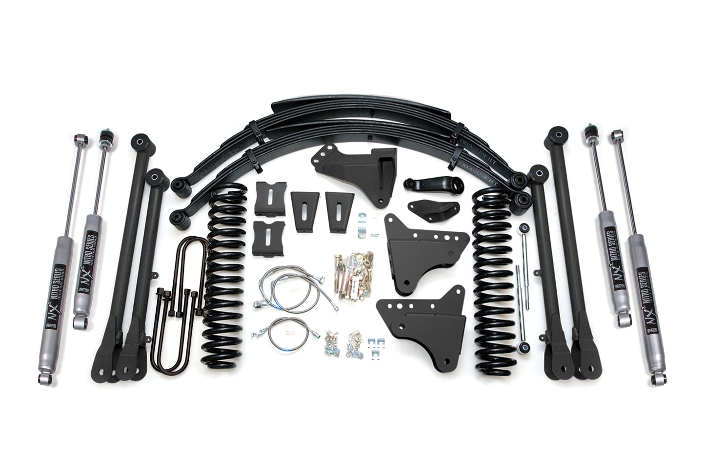 8 Inch Lift Kit w/ 4-Link | Ford F250/F350 Super Duty (05-07) 4WD | Diesel - Trucks R Us