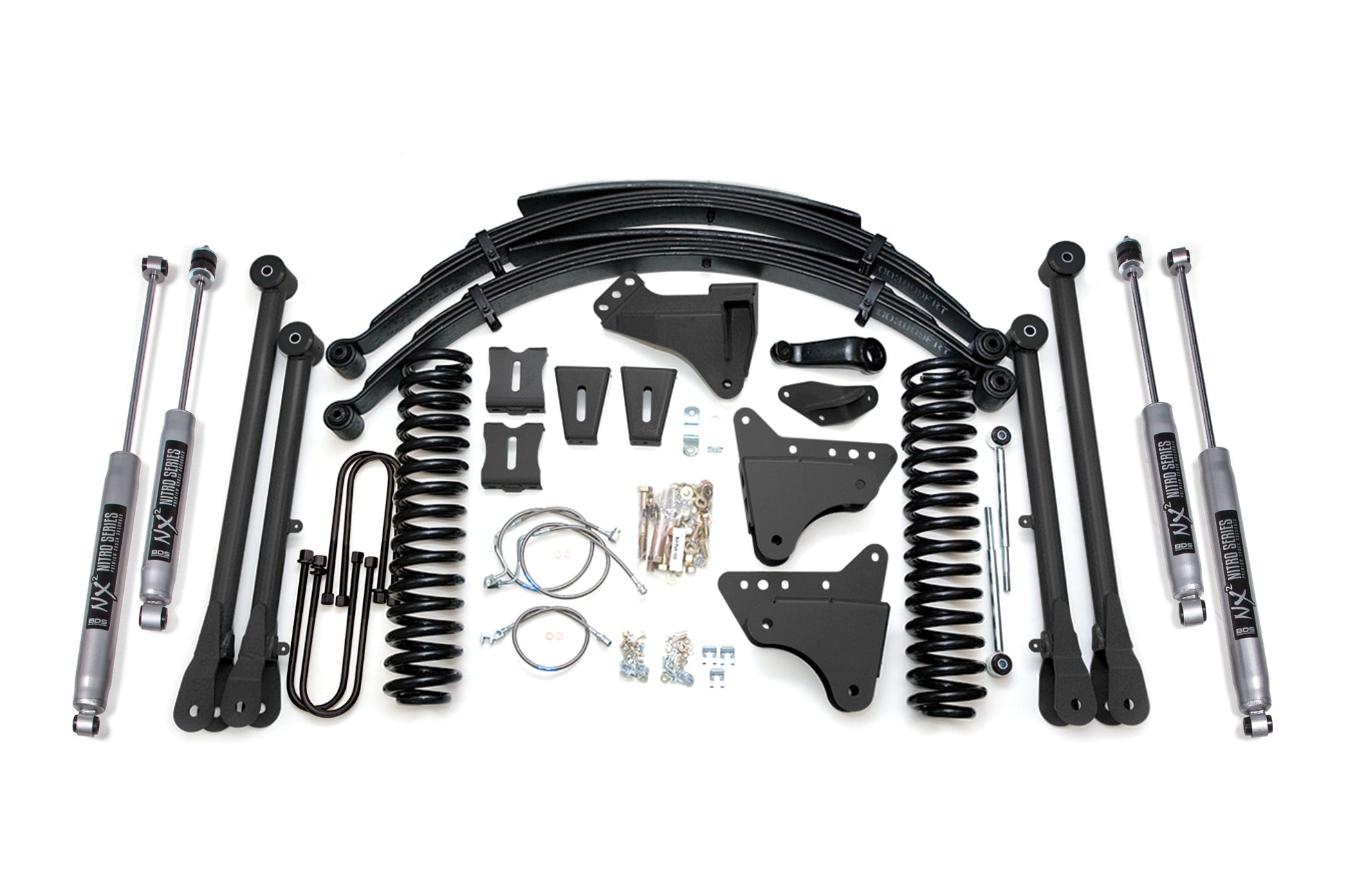 8 Inch Lift Kit w/ 4-Link | Ford F250/F350 Super Duty (05-07) 4WD | Diesel - Trucks R Us