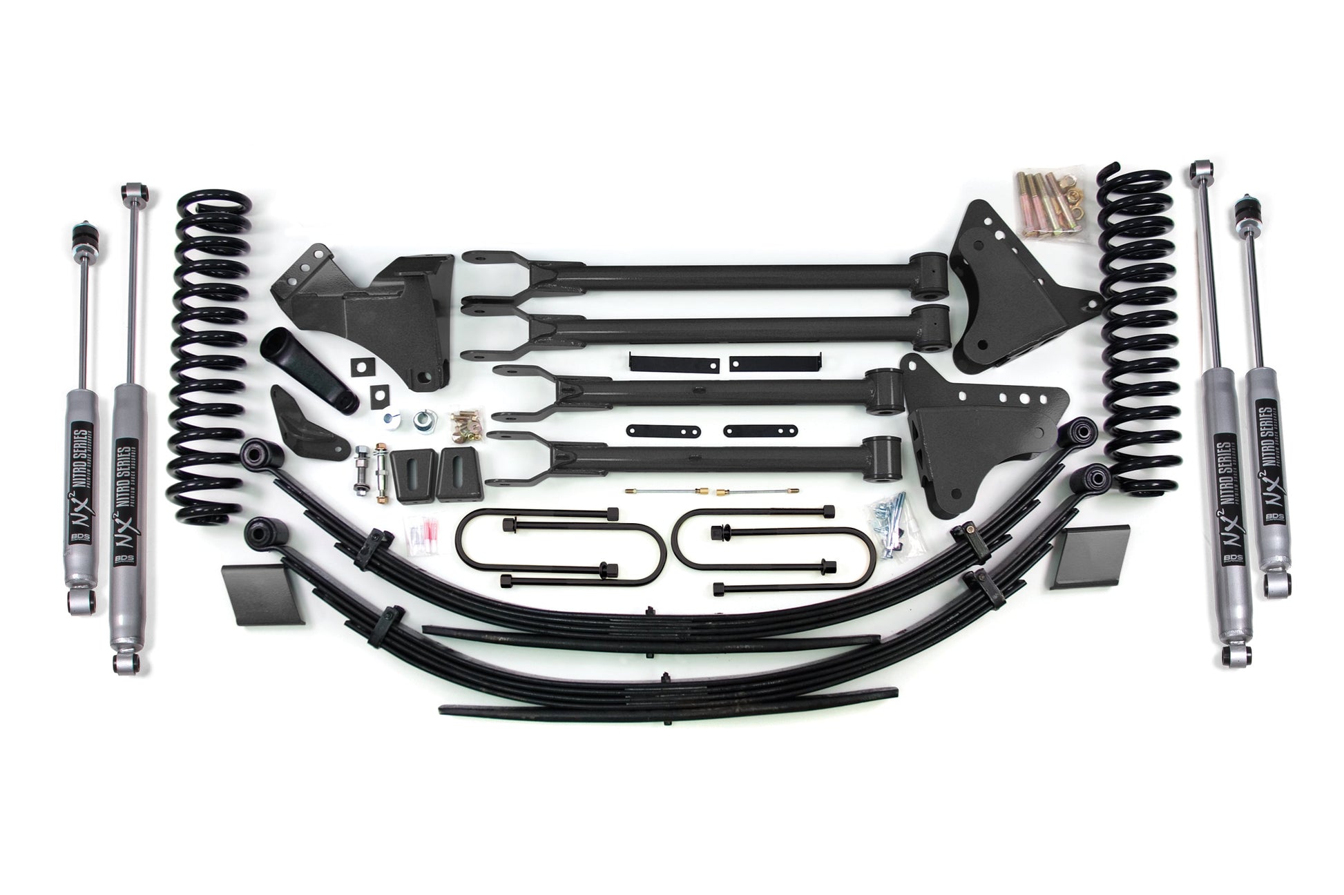BDS Suspension 6 Inch Lift Kit w/ 4-Link | Ford F250/F350 Super Duty (08-10) 4WD | Gas - Trucks R Us