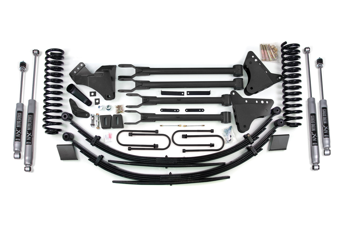 BDS Suspension 8 Inch Lift Kit w/ 4-Link | Ford F250/F350 Super Duty (08-10) 4WD | Gas - Trucks R Us