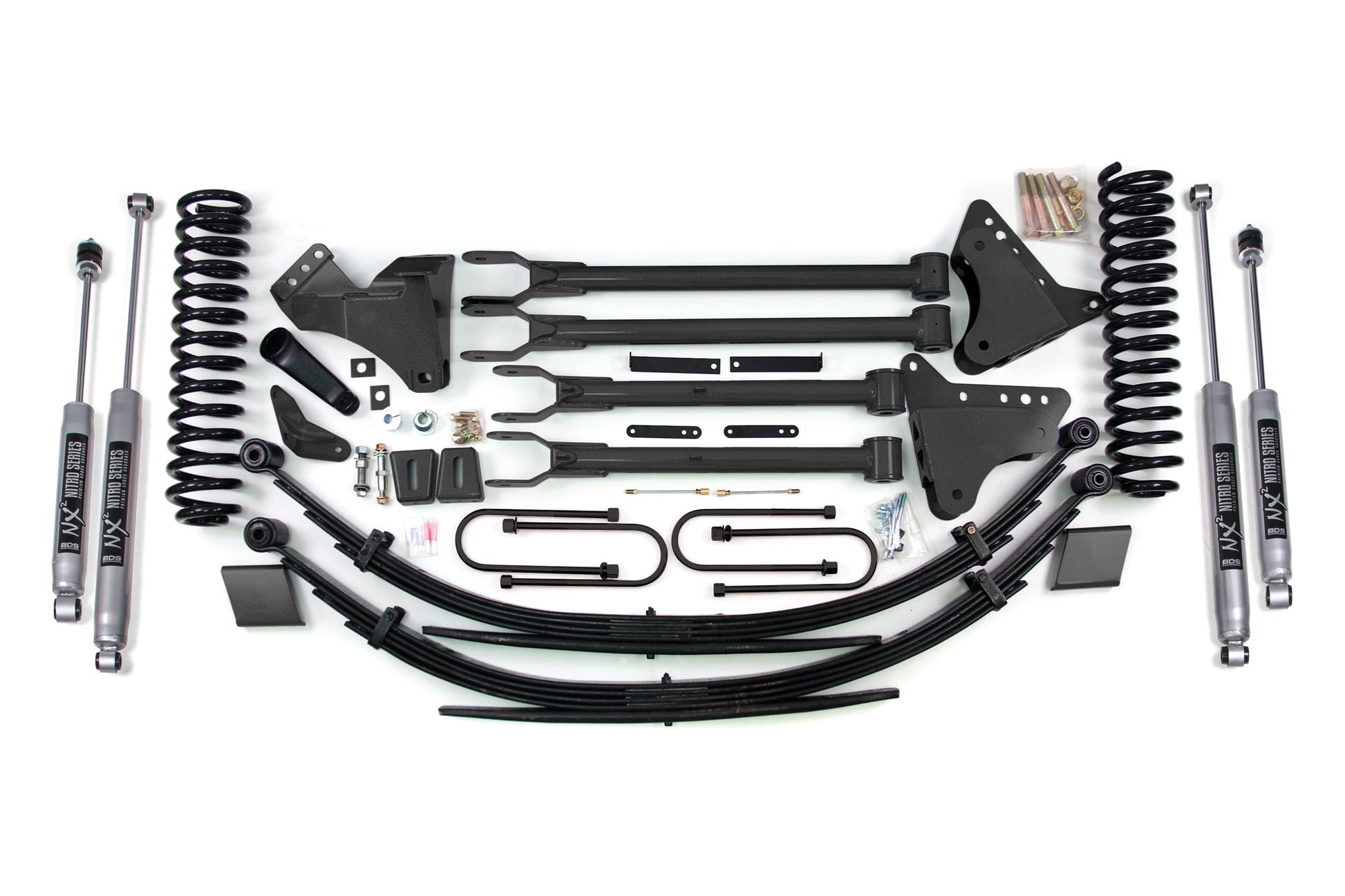 BDS Suspension 8 Inch Lift Kit w/ 4-Link | Ford F250/F350 Super Duty (08-10) 4WD | Gas - Trucks R Us