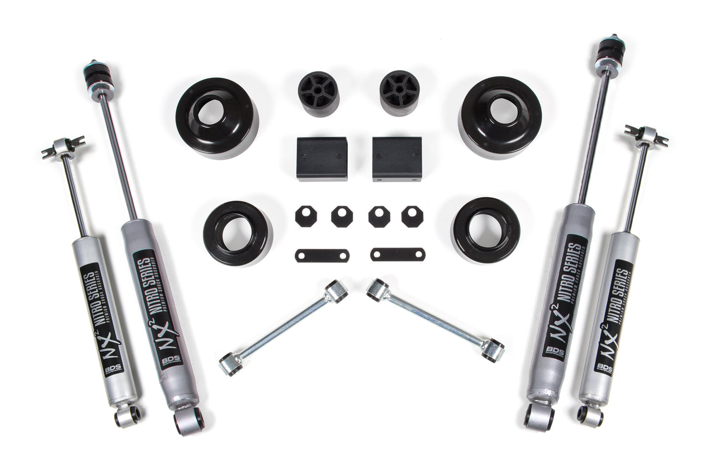 BDS Suspension 2 Inch Lift Kit | Coil Spacer | Jeep Wrangler JK (07-11) 2-Door - Trucks R Us