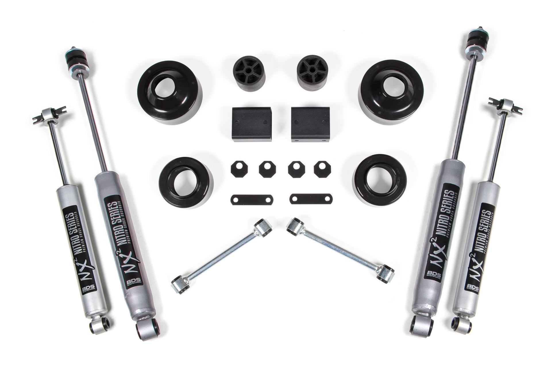 BDS Suspension 2 Inch Lift Kit | Coil Spacer | Jeep Wrangler JK (07-11) 2-Door - Trucks R Us