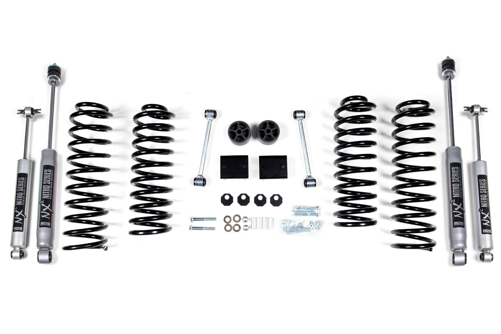 BDS Suspension 2 Inch Lift Kit | Coil Spring | Jeep Wrangler JK (07-11) 4-Door - Trucks R Us