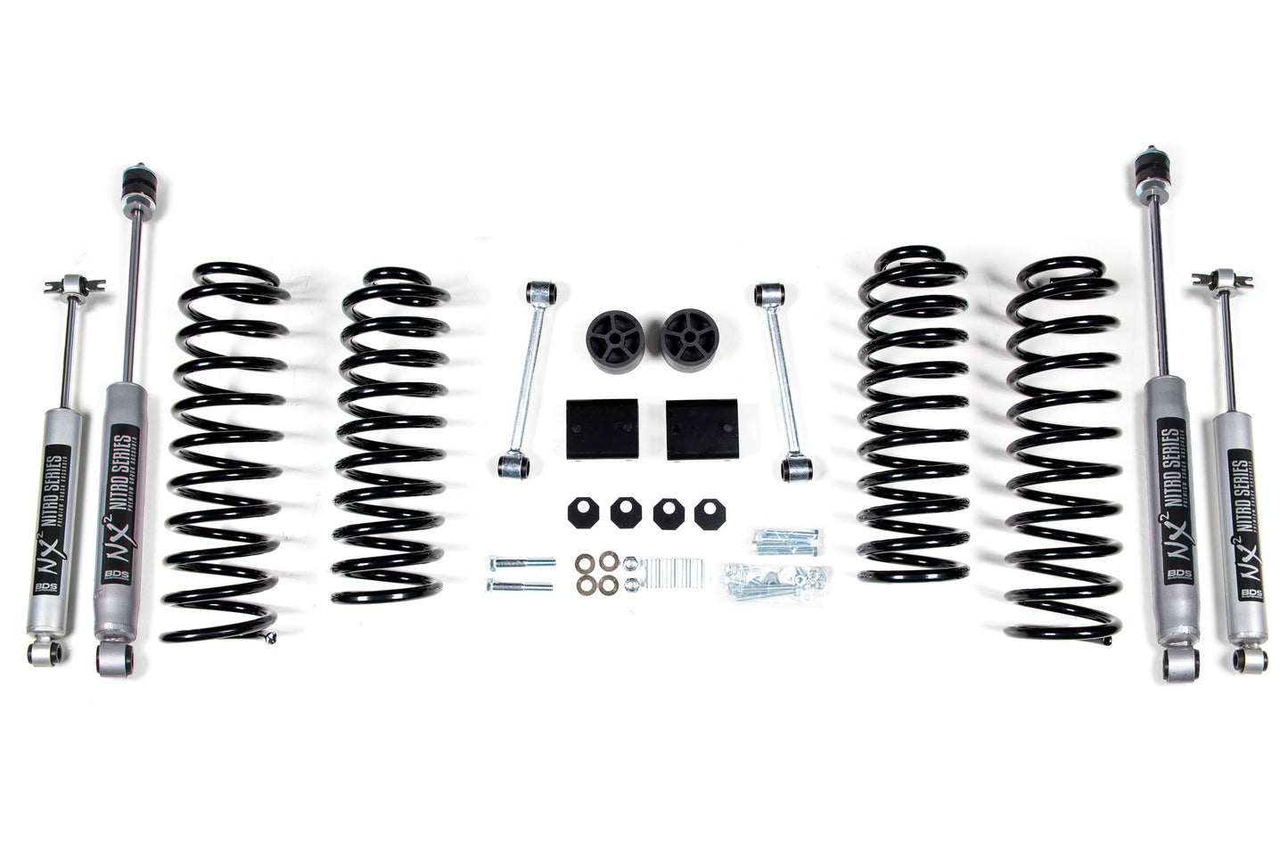 BDS Suspension 2 Inch Lift Kit | Coil Spring | Jeep Wrangler JK (07-11) 4-Door