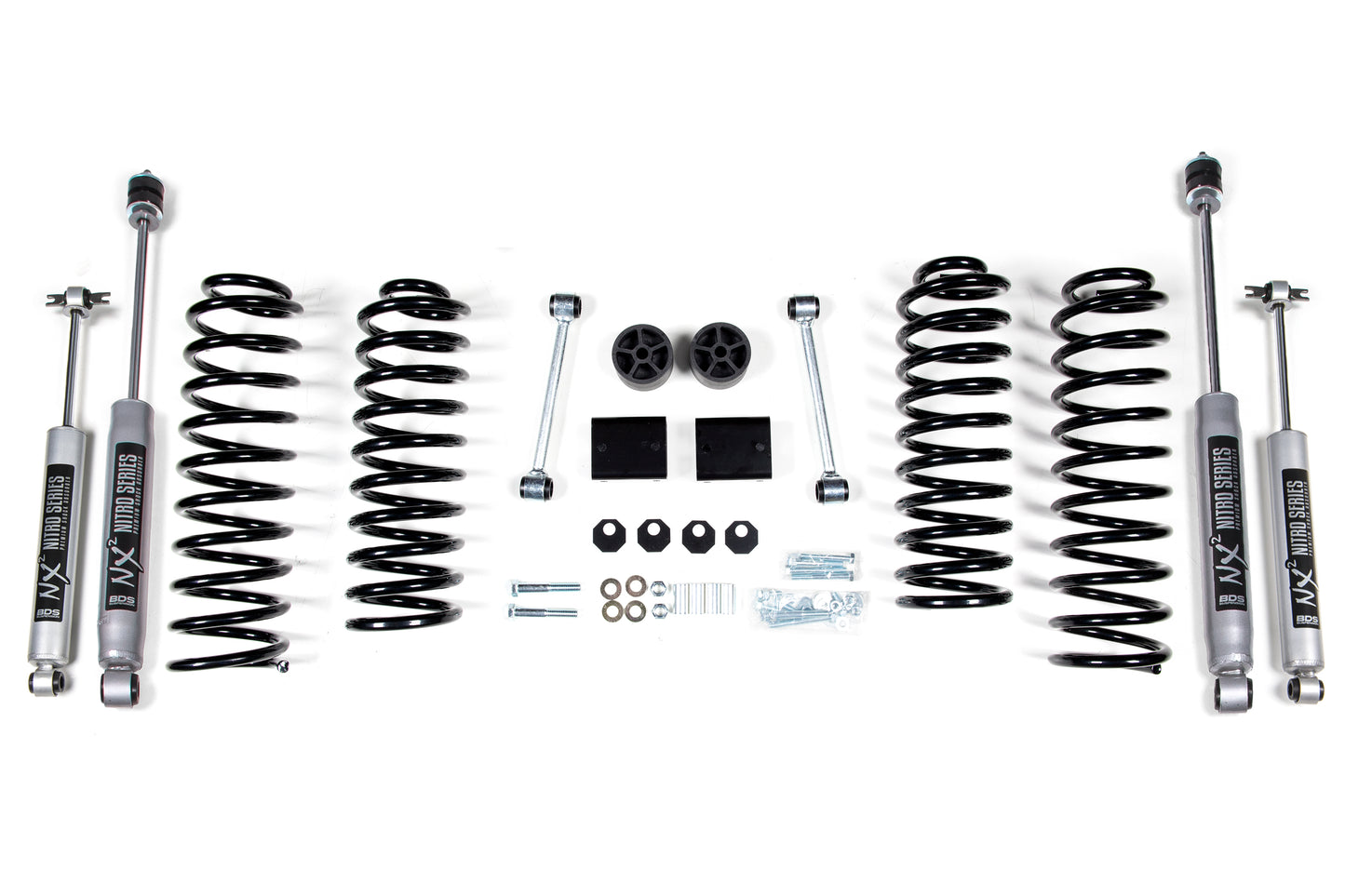 BDS Suspension 2 Inch Lift Kit | Coil Spring | Jeep Wrangler JK (07-11) 4-Door