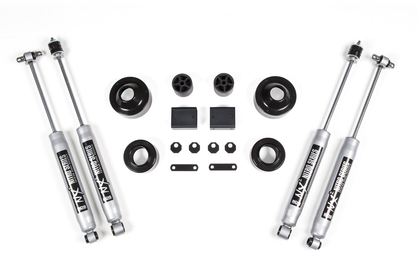 BDS Suspension 2 Inch Lift Kit | Coil Spacer | Jeep Wrangler JK (07-18) 2/4-Door