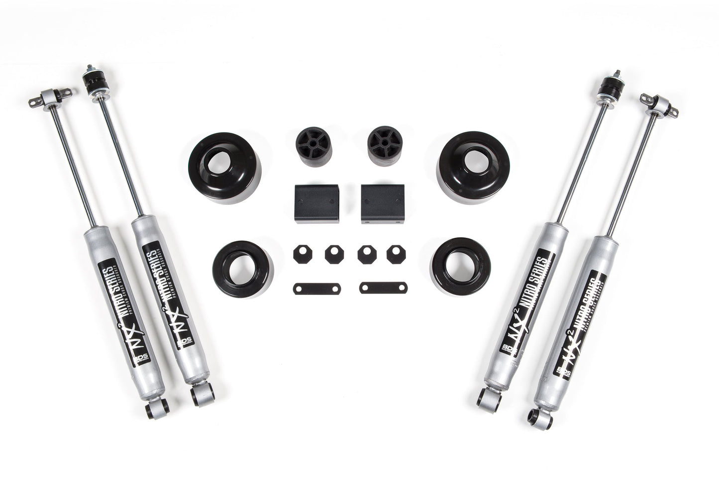 BDS Suspension 2 Inch Lift Kit | Coil Spacer | Jeep Wrangler JK (07-18) 2/4-Door