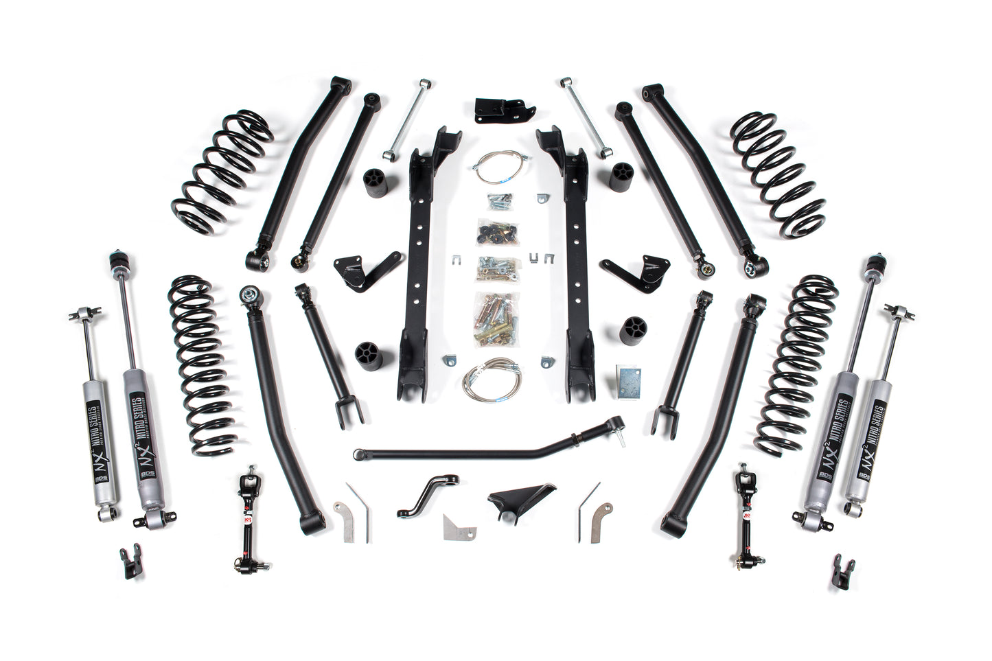 BDS Suspension 4.5 Inch Lift Kit - Long Arm Conversion | Jeep Wrangler TJ (97-06)