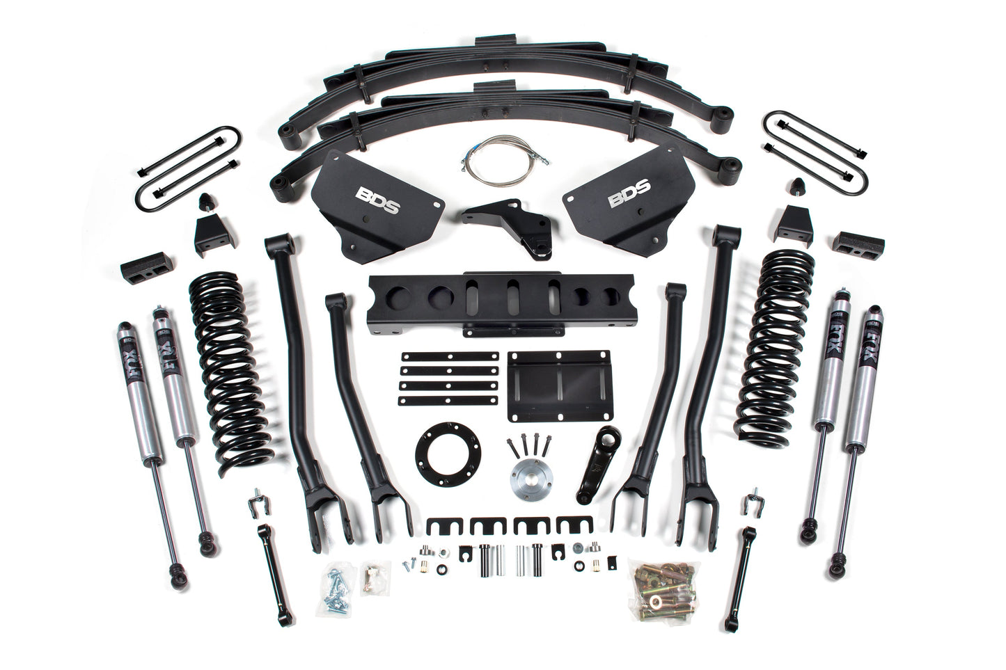 BDS Suspension 8 Inch Lift Kit w/ 4-Link | Ram 3500 (13-18) 4WD | Diesel