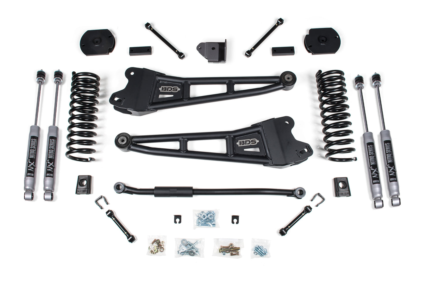 BDS Suspension 3 Inch Lift Kit w/ Radius Arm | Ram 2500 (14-18) and (2025) 4WD | Diesel