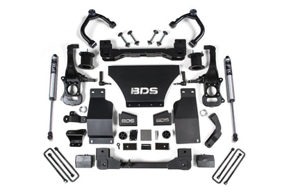 BDS Suspension 4 Inch Lift Kit | Chevy Silverado or GMC Sierra 1500 (19-24) 4WD | Gas
