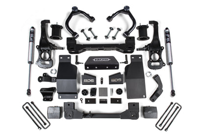 BDS Suspension 6 Inch Lift Kit | Chevy Silverado or GMC Sierra 1500 (19-26) 4WD | Diesel