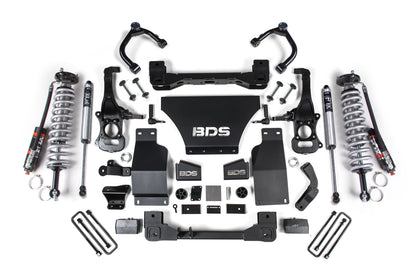 BDS Suspension 2.5 Inch Lift Kit | FOX 2.5 Performance Elite Coil-Over | Chevy Trail Boss or GMC AT4 1500 (19-24) 4WD | Diesel