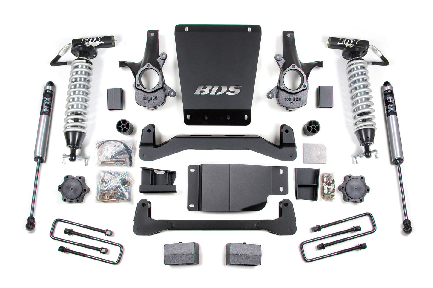 BDS Suspension 4 Inch Lift Kit | FOX 2.5 Coil-Over | Chevy Silverado or GMC Sierra 1500 (07-13) 4WD - Trucks R Us