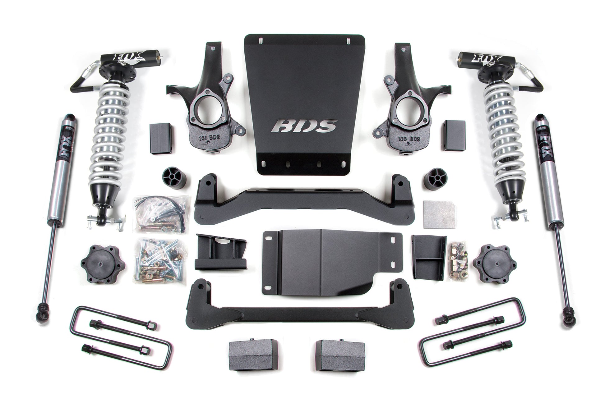 BDS Suspension 4 Inch Lift Kit | FOX 2.5 Coil-Over | Chevy Silverado or GMC Sierra 1500 (07-13) 4WD - Trucks R Us