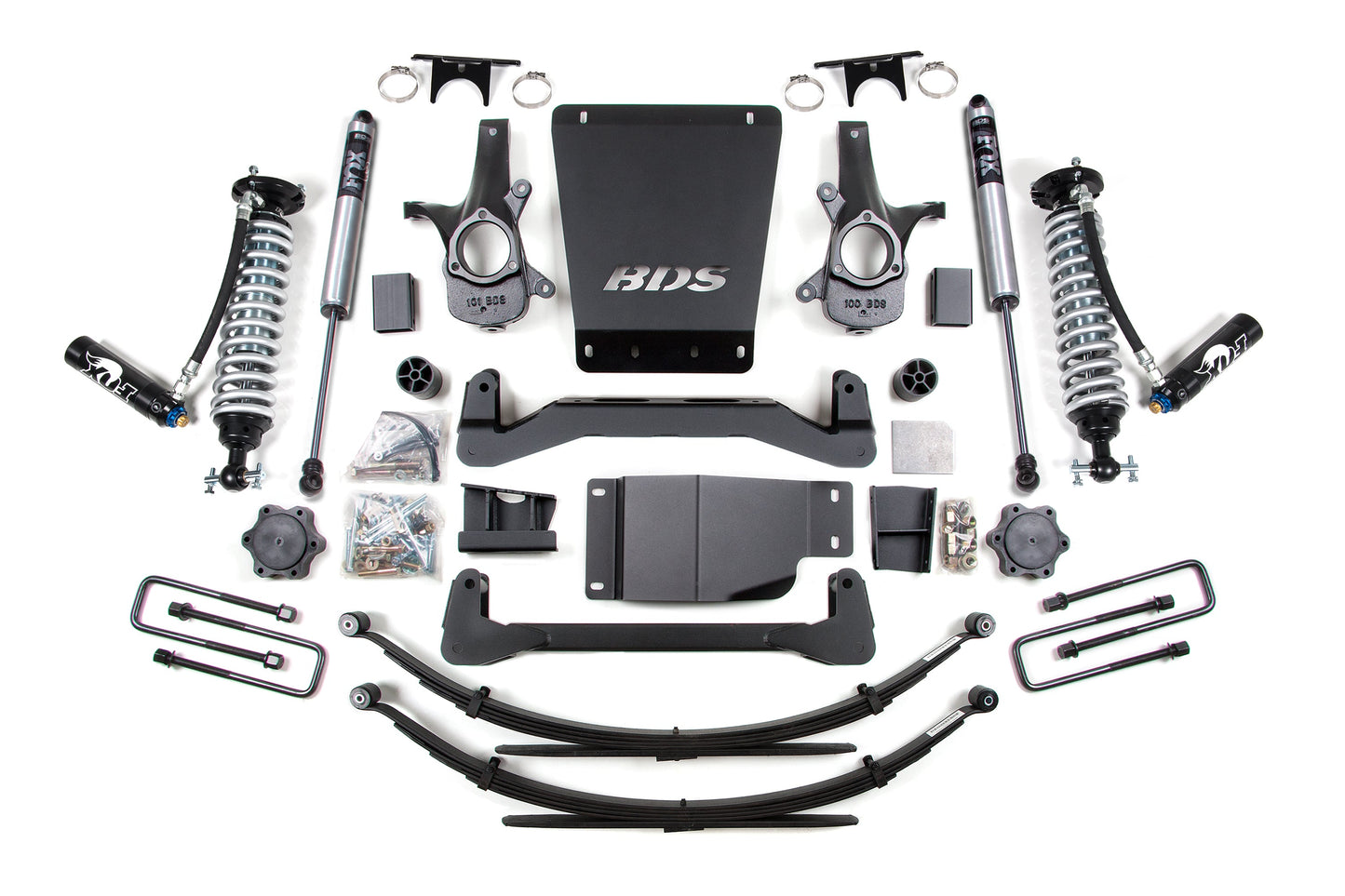 BDS Suspension 4 Inch Lift Kit | FOX 2.5 Coil-Over | Chevy Silverado or GMC Sierra 1500 (07-13) 4WD - Trucks R Us