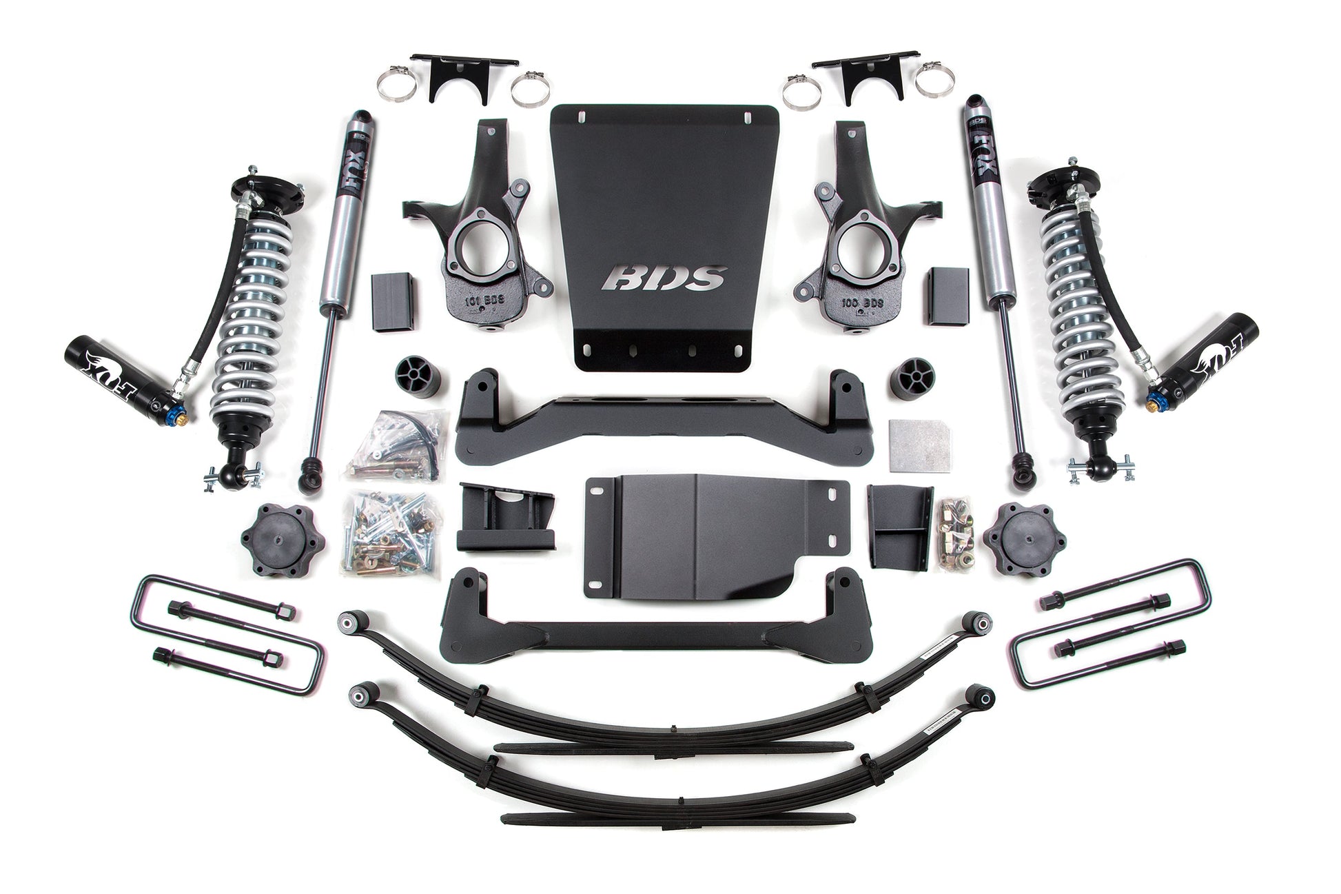 BDS Suspension 4 Inch Lift Kit | FOX 2.5 Coil-Over | Chevy Silverado or GMC Sierra 1500 (07-13) 4WD - Trucks R Us