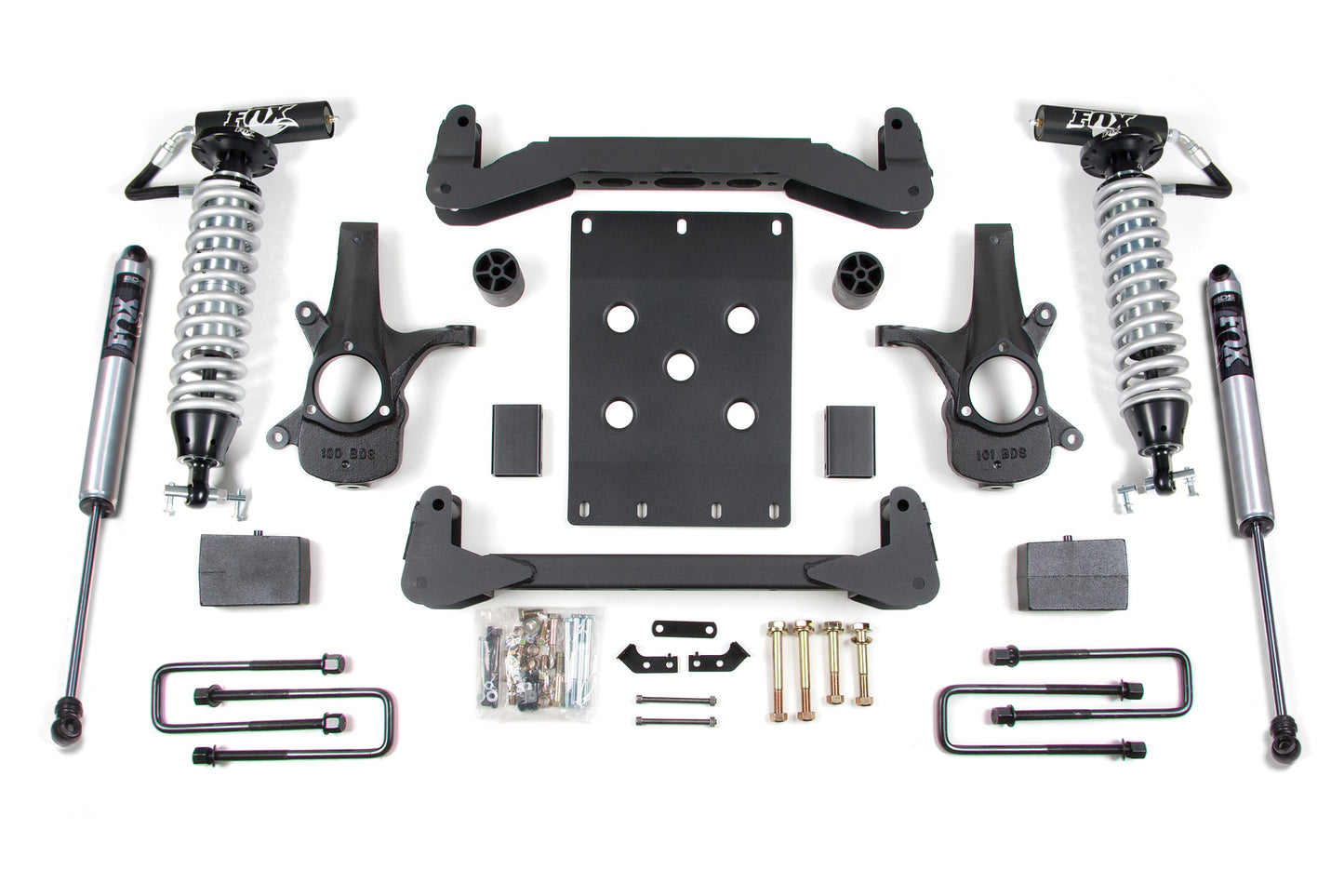 BDS Suspension 4 Inch Lift Kit | FOX 2.5 Coil-Over | Chevy Silverado or GMC Sierra 1500 (07-13) 2WD - Trucks R Us