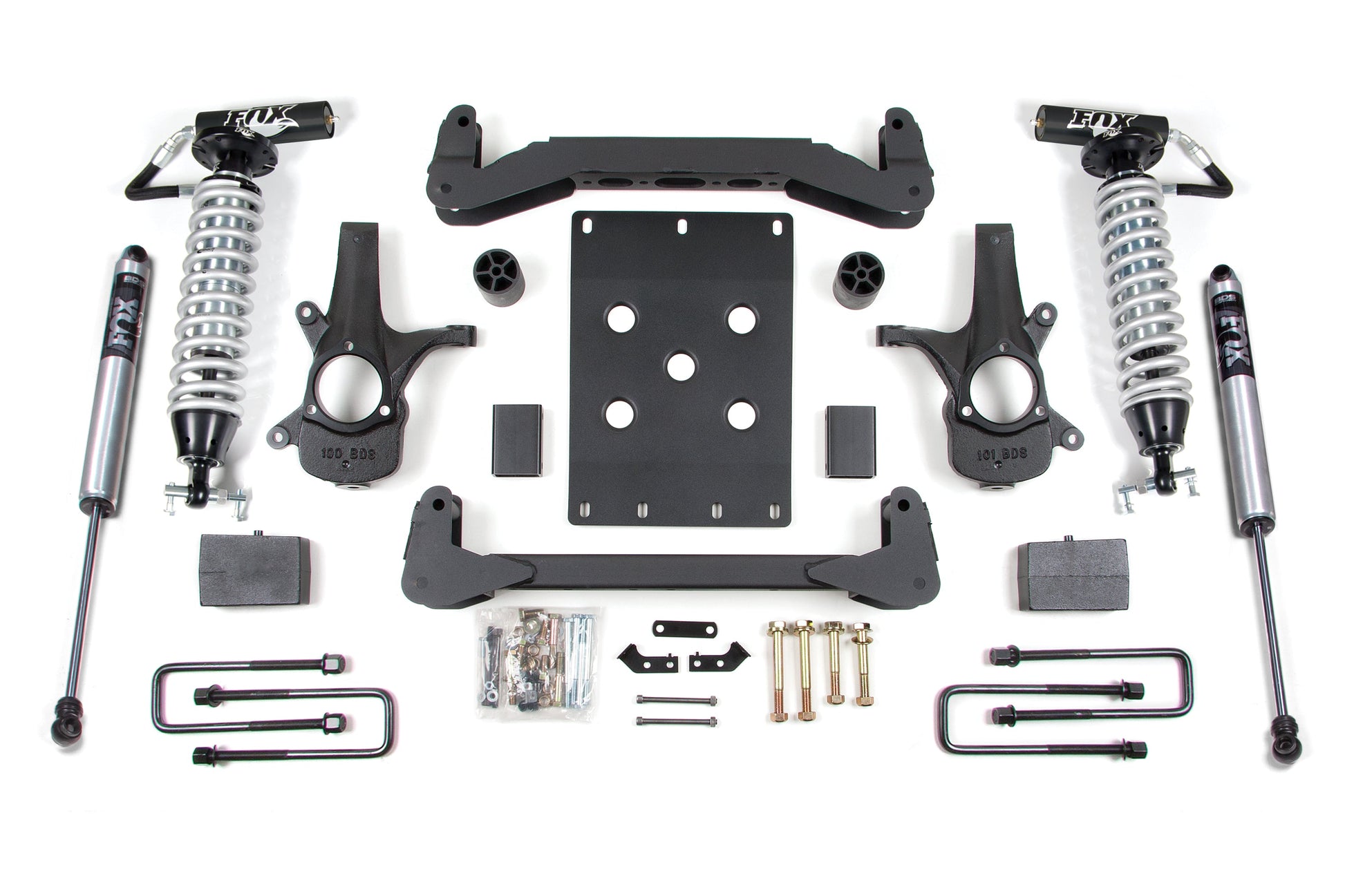 BDS Suspension 4 Inch Lift Kit | FOX 2.5 Coil-Over | Chevy Silverado or GMC Sierra 1500 (07-13) 2WD - Trucks R Us