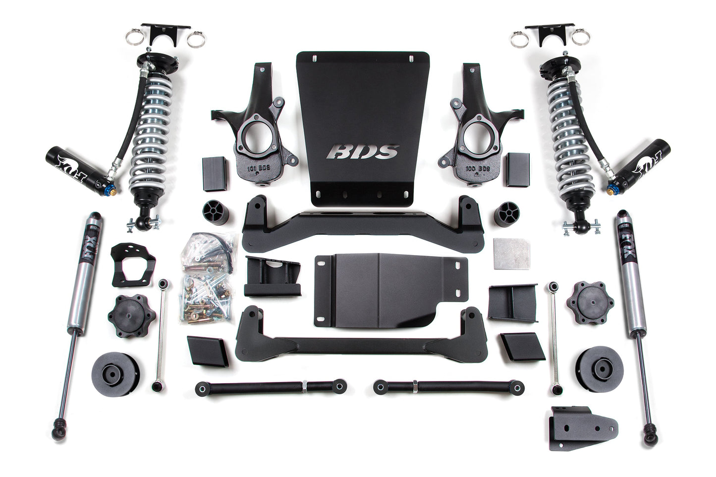 BDS Suspension 4 Inch Lift Kit | FOX 2.5 Coil-Over | Chevy/GMC Avalanche, Suburban, Tahoe, or Yukon 1500 (07-14) 4WD - Trucks R Us