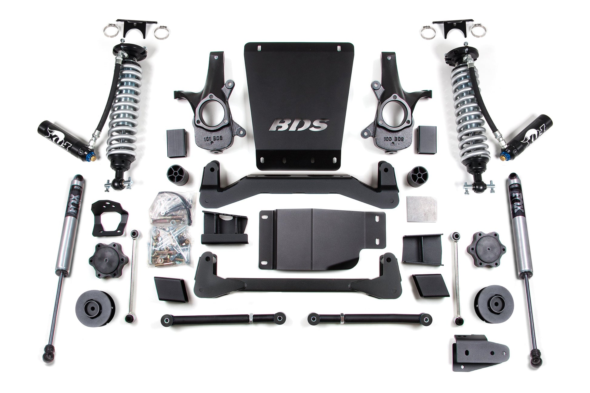 BDS Suspension 4 Inch Lift Kit | FOX 2.5 Coil-Over | Chevy/GMC Avalanche, Suburban, Tahoe, or Yukon 1500 (07-14) 4WD - Trucks R Us