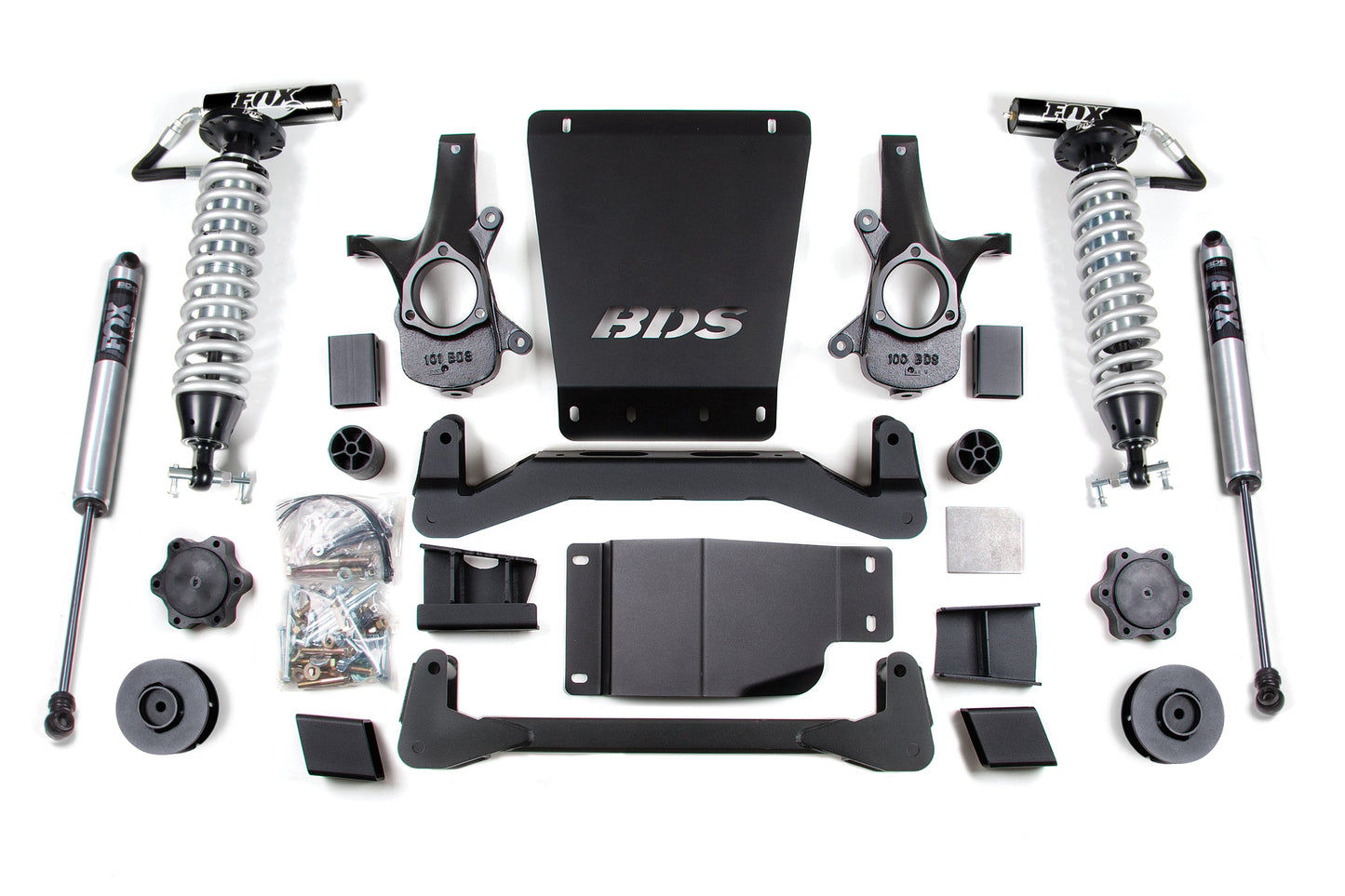 BDS Suspension 4 Inch Lift Kit | FOX 2.5 Coil-Over | Chevy/GMC Avalanche, Suburban, Tahoe, or Yukon 1500 (07-14) 4WD - Trucks R Us