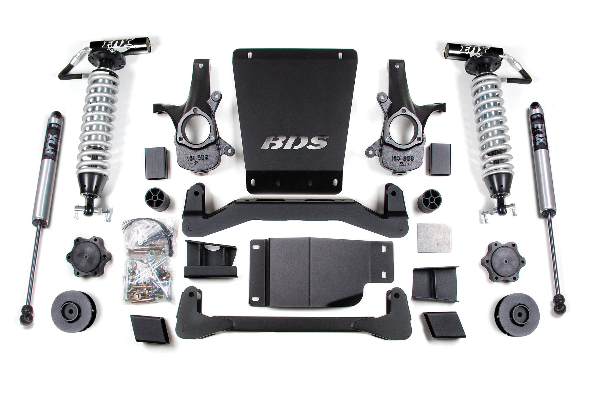 BDS Suspension 4 Inch Lift Kit | FOX 2.5 Coil-Over | Chevy/GMC Avalanche, Suburban, Tahoe, or Yukon 1500 (07-14) 4WD - Trucks R Us