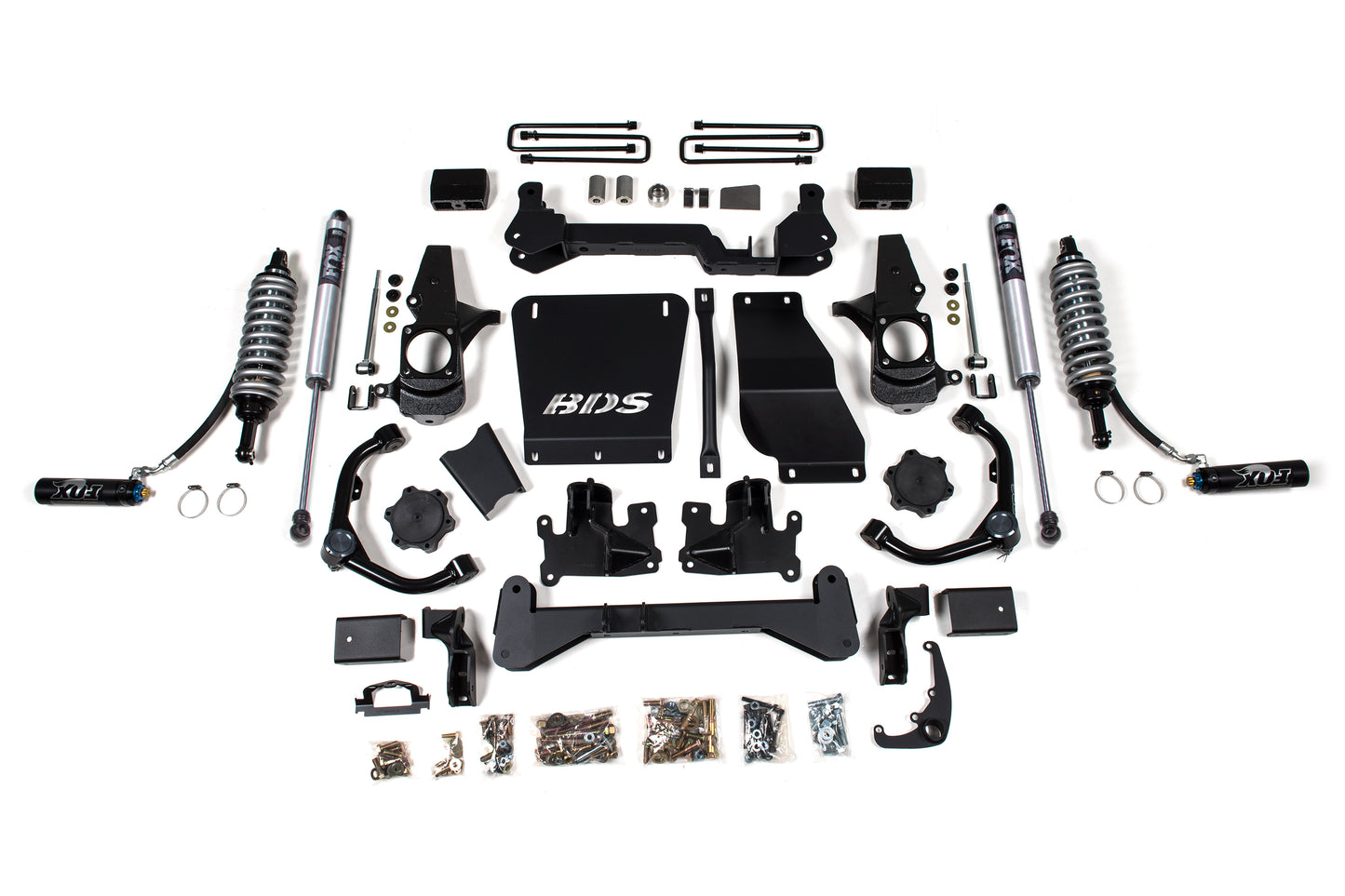 BDS Suspension 4.5 Inch Lift Kit | FOX 2.5 Coil-Over Conversion | Chevy Silverado or GMC Sierra 2500HD/3500HD (01-10) | Diesel