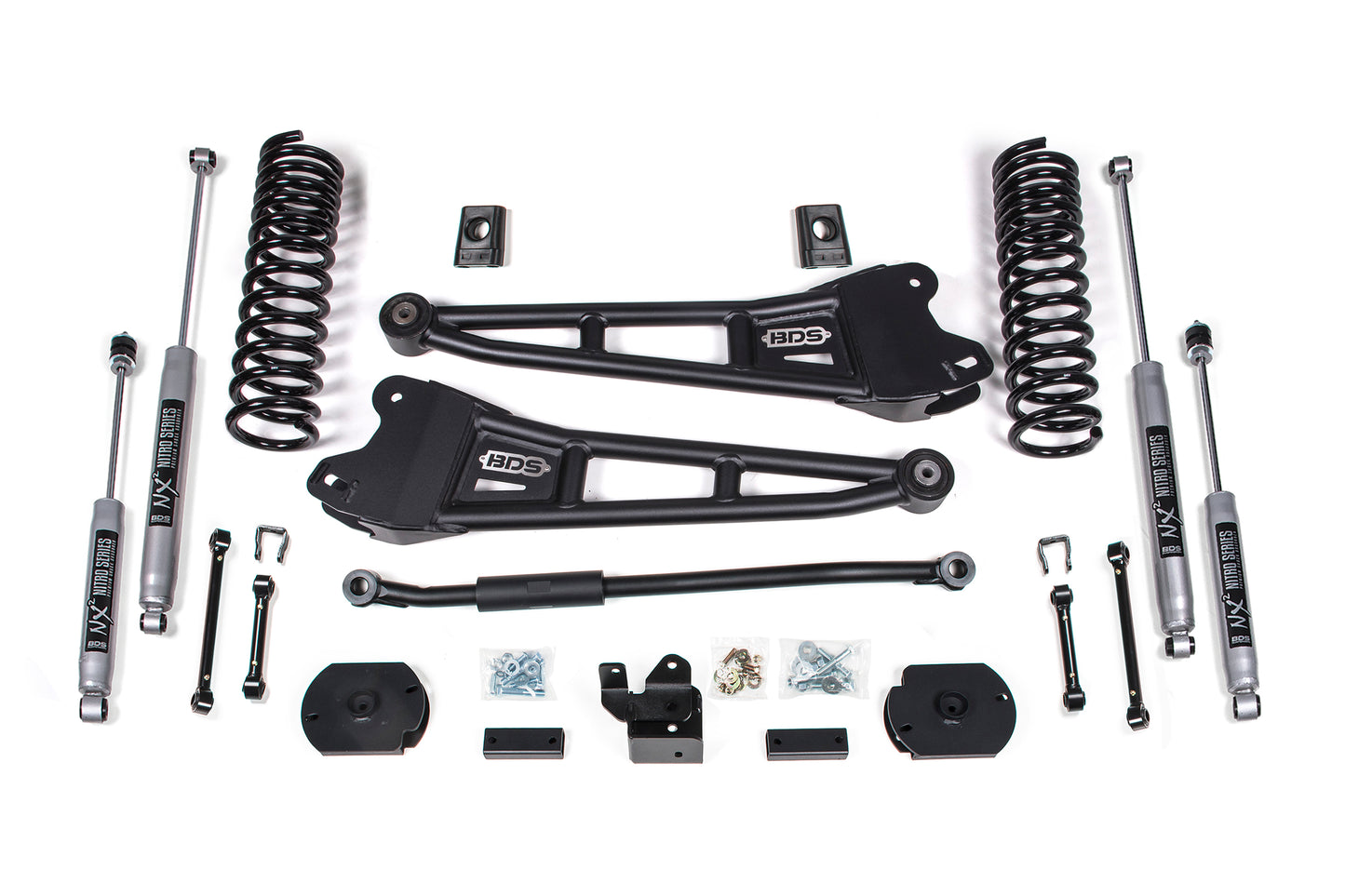 BDS Suspension 3 Inch Lift Kit w/ Radius Arm | Ram 2500 (19-24) 4WD | Diesel