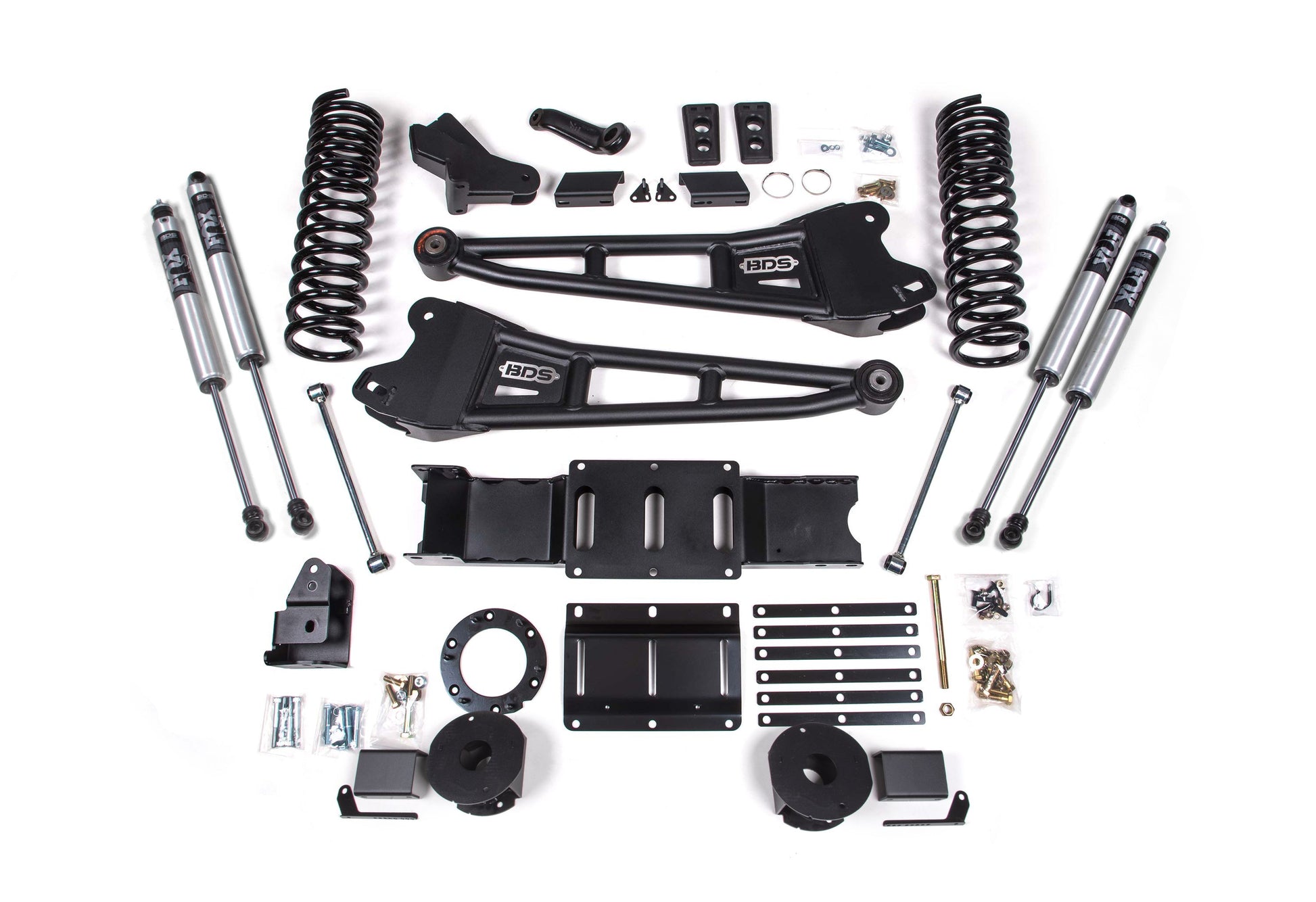 BDS Suspension 4 Inch Lift Kit w/ Radius Arm | Ram 2500 w/ Rear Air Ride (19-24) 4WD | Gas - Trucks R Us