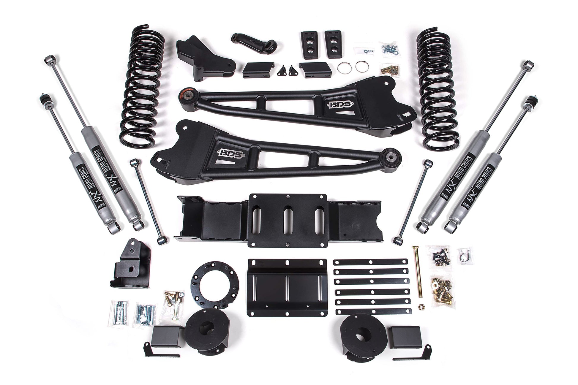BDS Suspension 4 Inch Lift Kit w/ Radius Arm | Ram 2500 w/ Rear Air Ride (19-24) 4WD | Diesel - Trucks R Us