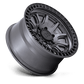 BR CALICO 17X8.5 5X5.0 71 M-GMTL BLK -10