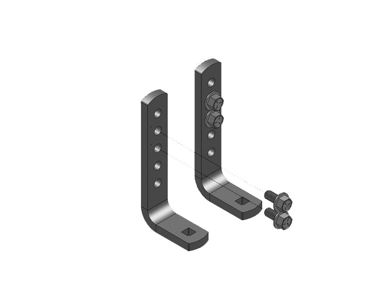 Blue Ox BXW4072 Kit, Standard L Brackets, TrackPro/2-Point