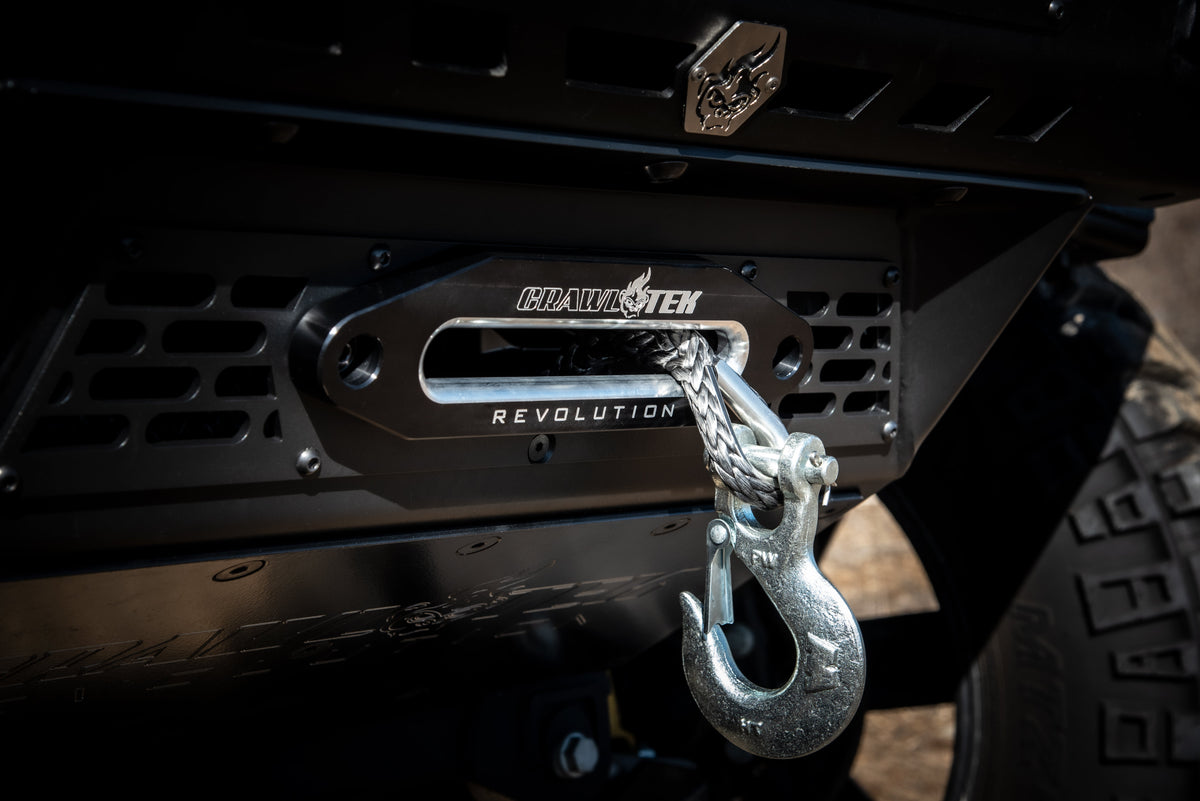 CrawlTek Blaze Front Skid Plate w/ Winch Mount | Ford Bronco (21-26)