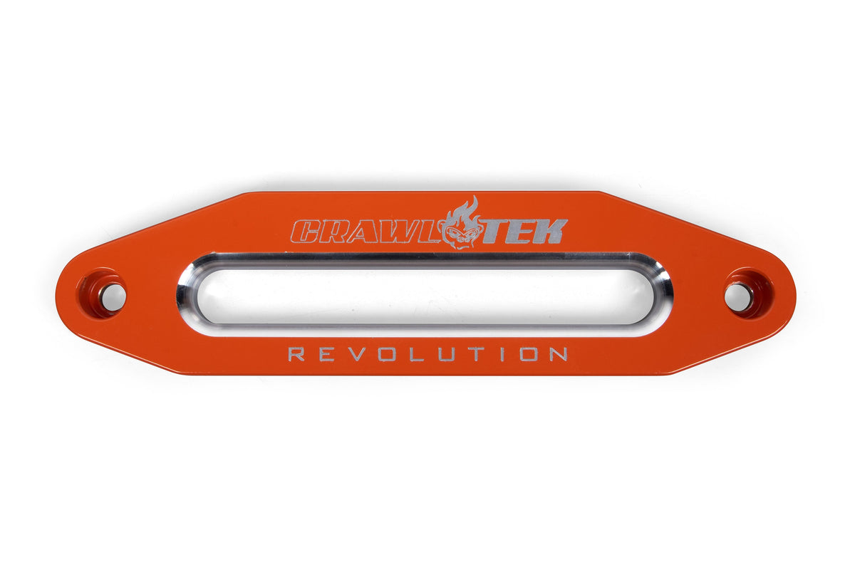CrawlTek Aluminum Hawse Fairlead - Orange