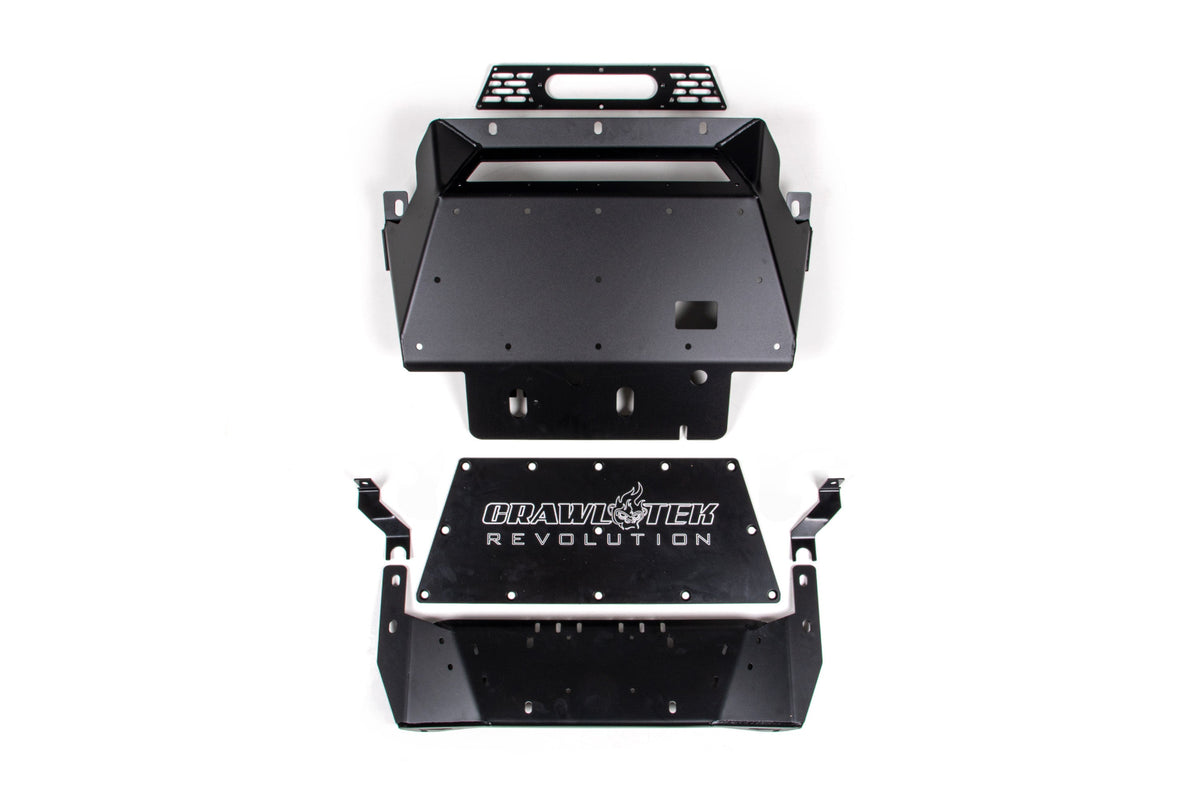 CrawlTek Blaze Front Skid Plate w/ Winch Mount | Ford Bronco (21-26)