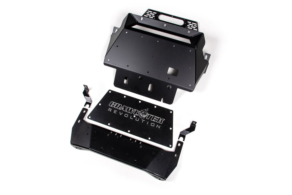 CrawlTek Blaze Front Skid Plate w/ Winch Mount | Ford Bronco (21-26)