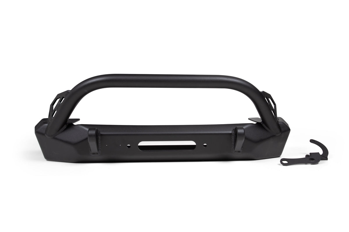 CrawlTek Inferno Front Winch Bumper with Flat Top Bull Bar | Jeep Wrangler JK