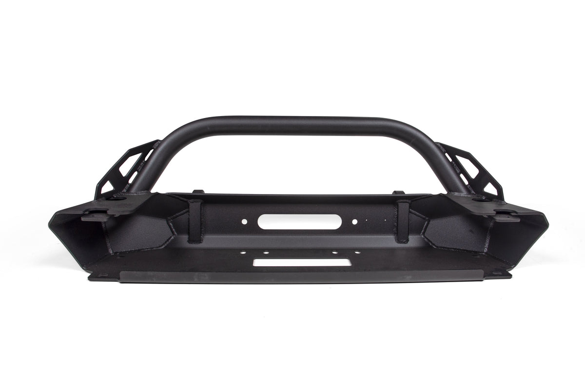 CrawlTek Inferno Front Winch Bumper with Flat Top Bull Bar | Jeep Wrangler JK