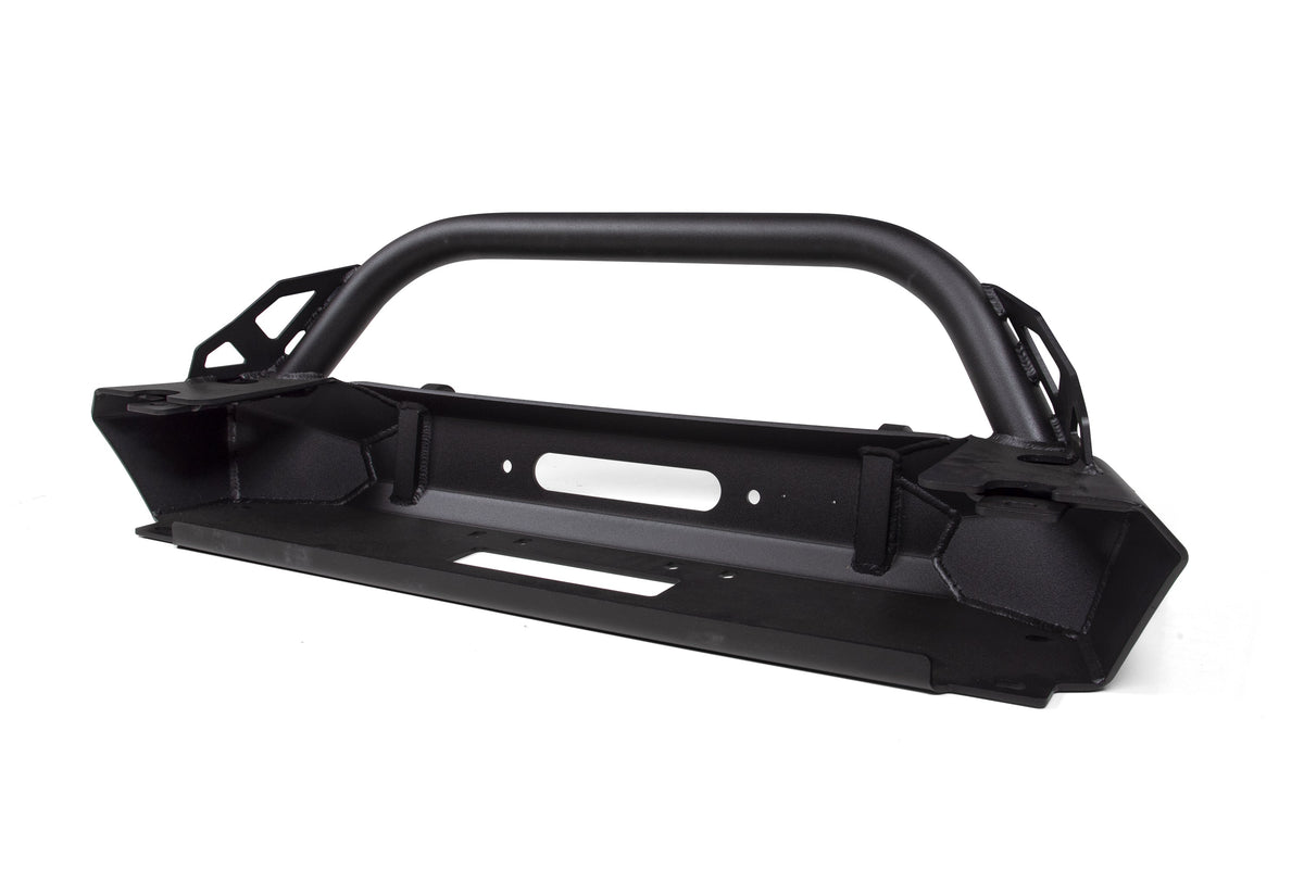 CrawlTek Inferno Front Winch Bumper with Flat Top Bull Bar | Jeep Wrangler JK