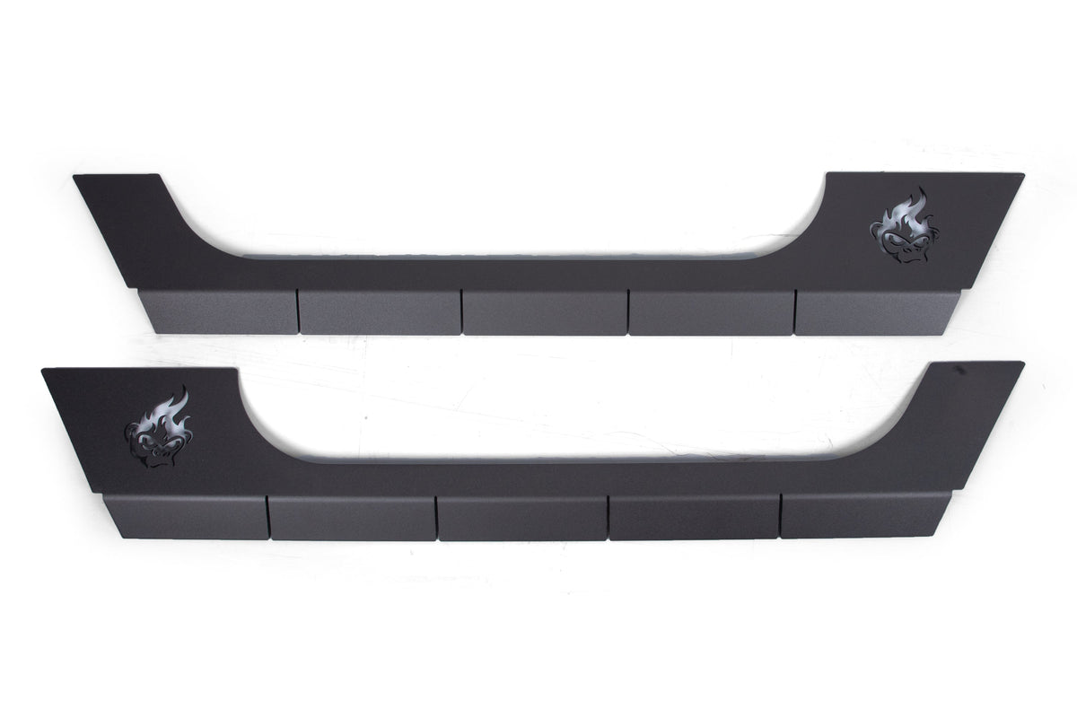 CrawlTek Rocker Cladding - Aluminum | Jeep Wrangler JK 2 Door