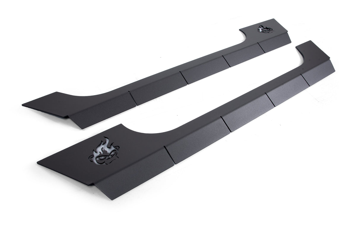 CrawlTek Rocker Cladding - Aluminum | Jeep Wrangler JK 2 Door