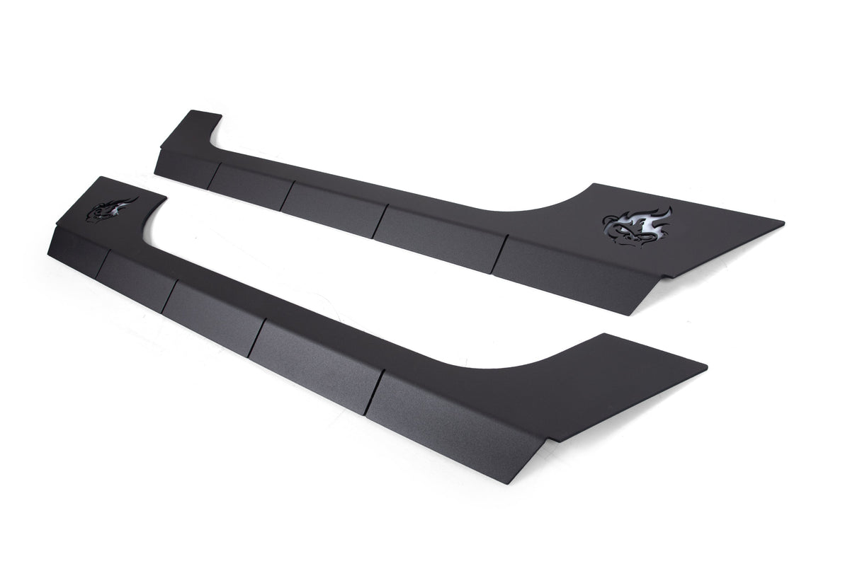 CrawlTek Rocker Cladding - Aluminum | Jeep Wrangler JK 2 Door
