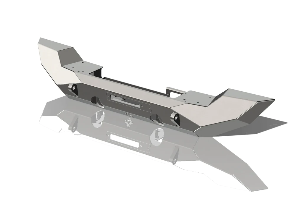CrawlTek Pyro Full-width Front Bumper - Steel | Jeep Wrangler JL & Gladiator JT