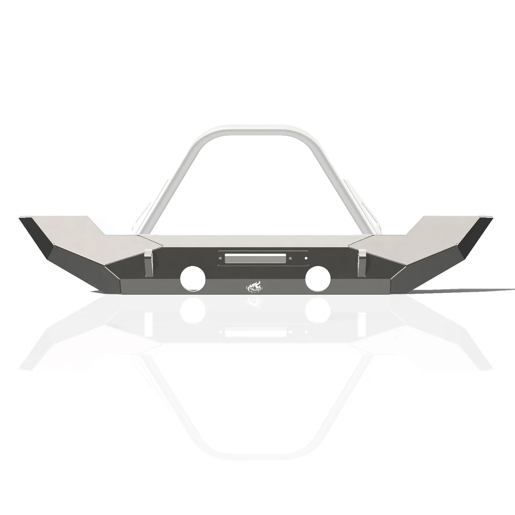 CrawlTek Pyro Full-width Front Bumper - Steel | Jeep Wrangler JL & Gladiator JT