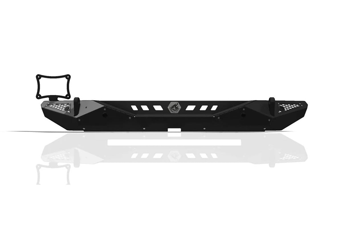 CrawlTek Blaze Rear Bumper - w/o Lightbar cutout | Jeep Wrangler JL