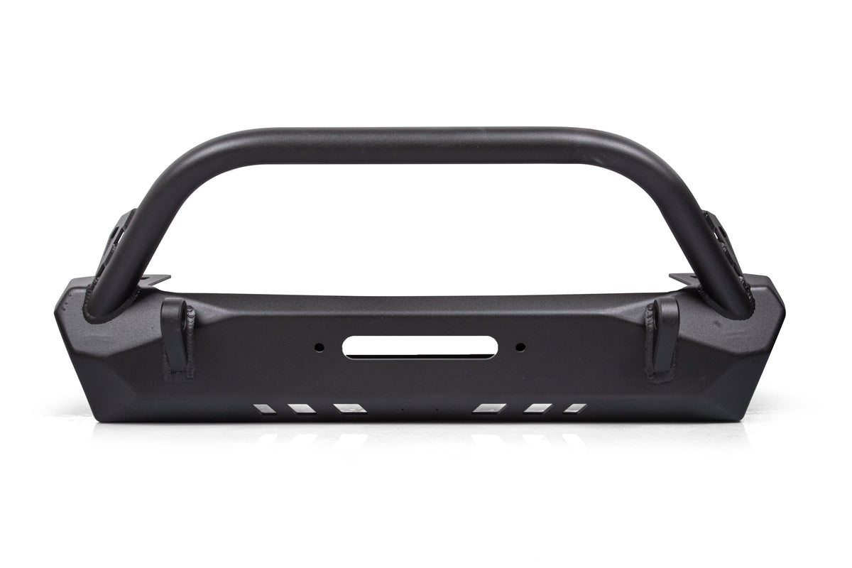 CrawlTek Pyro Stubby Front Bumper - Bull Bar | Jeep Wrangler TJ/YJ/CJ