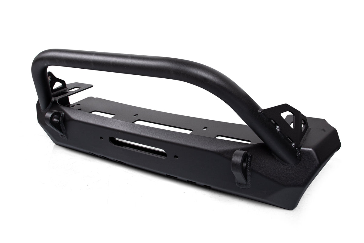 CrawlTek Pyro Stubby Front Bumper - Bull Bar | Jeep Wrangler TJ/YJ/CJ
