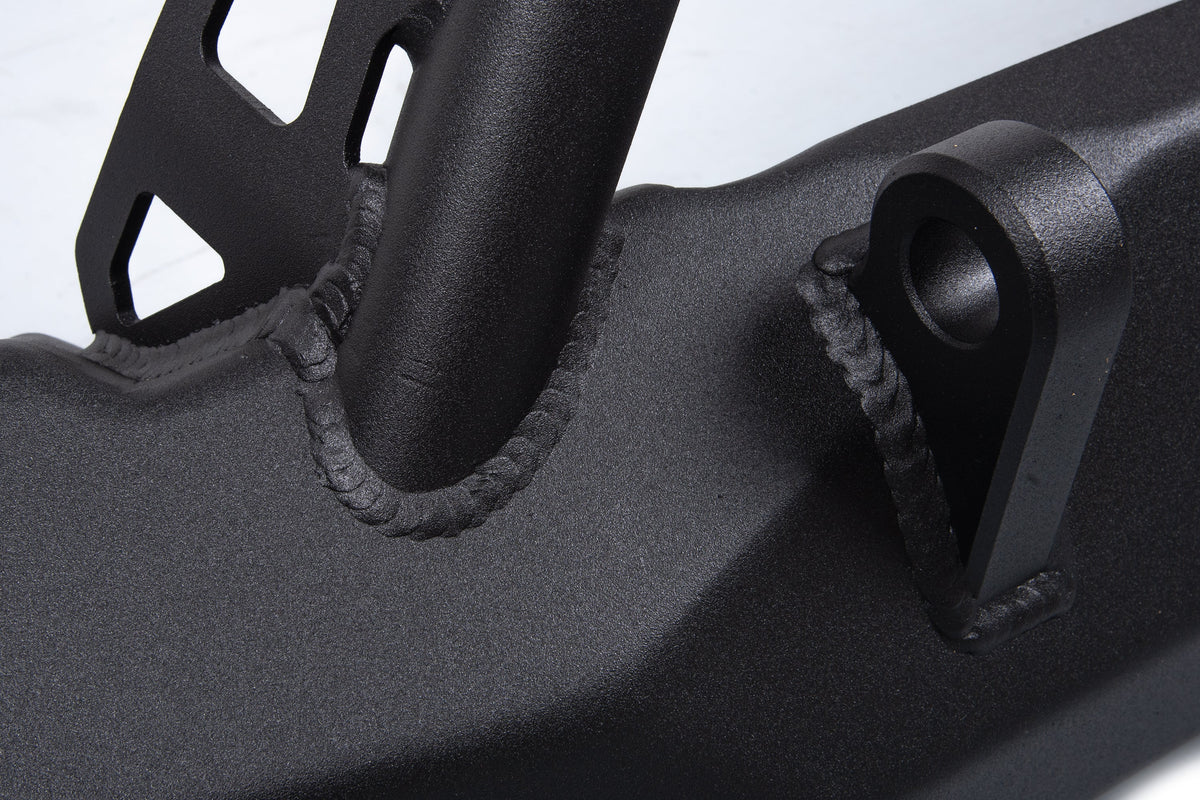 CrawlTek Pyro Mid-Width Front Bumper - Bull Bar | Jeep Wrangler TJ/YJ/CJ